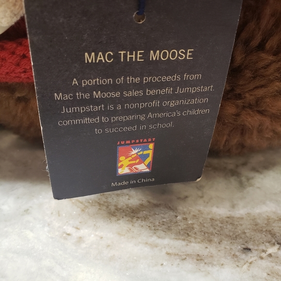 American Eagle Mac the Moose with backpack - Picture 7 of 8